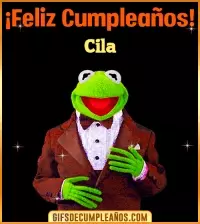 GIF Meme feliz cumpleaños Cila